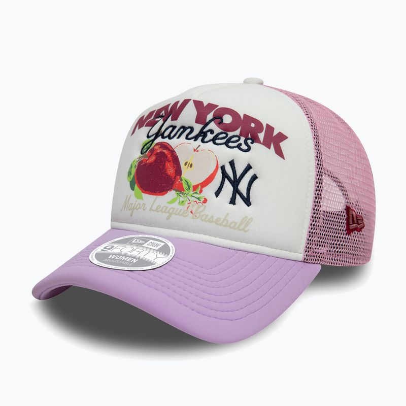 New Era Fruit Graphics Trucker New York Yankees тъмно розова бейзболна шапка 2