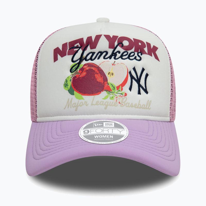 New Era Fruit Graphics Trucker New York Yankees тъмно розова бейзболна шапка 3