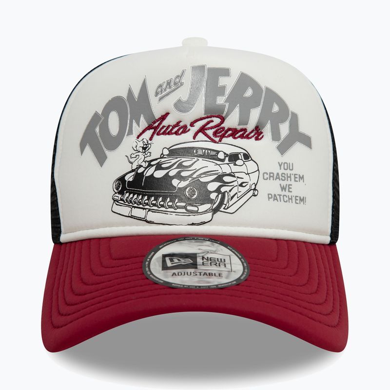 New Era Tom And Jerry Trucker тъмночервена бейзболна шапка 2