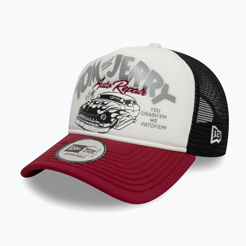 New Era Tom And Jerry Trucker тъмночервена бейзболна шапка 3