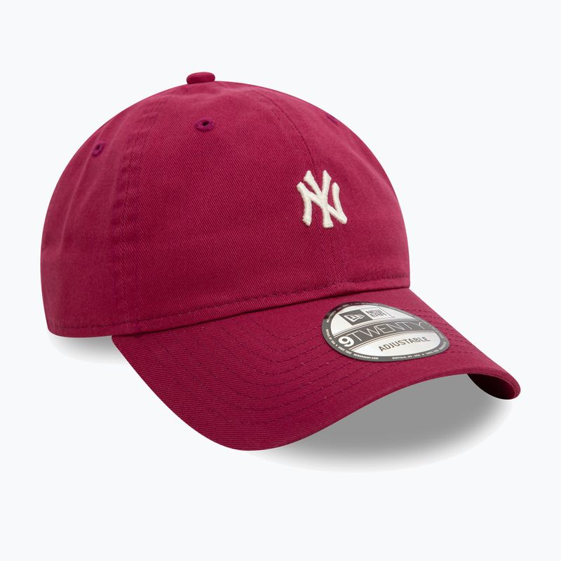 New Era Mini Washed 9Twenty New York Yankees тъмночервена бейзболна шапка