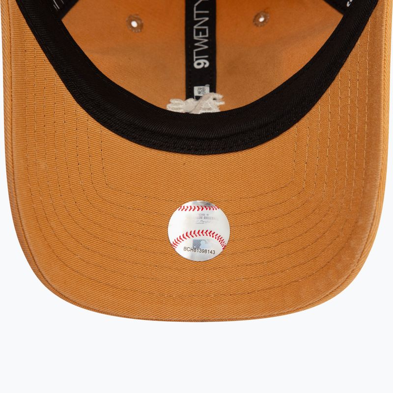 New Era Mini Washed 9Twenty Oakland Athletics тъмно бежова бейзболна шапка 4
