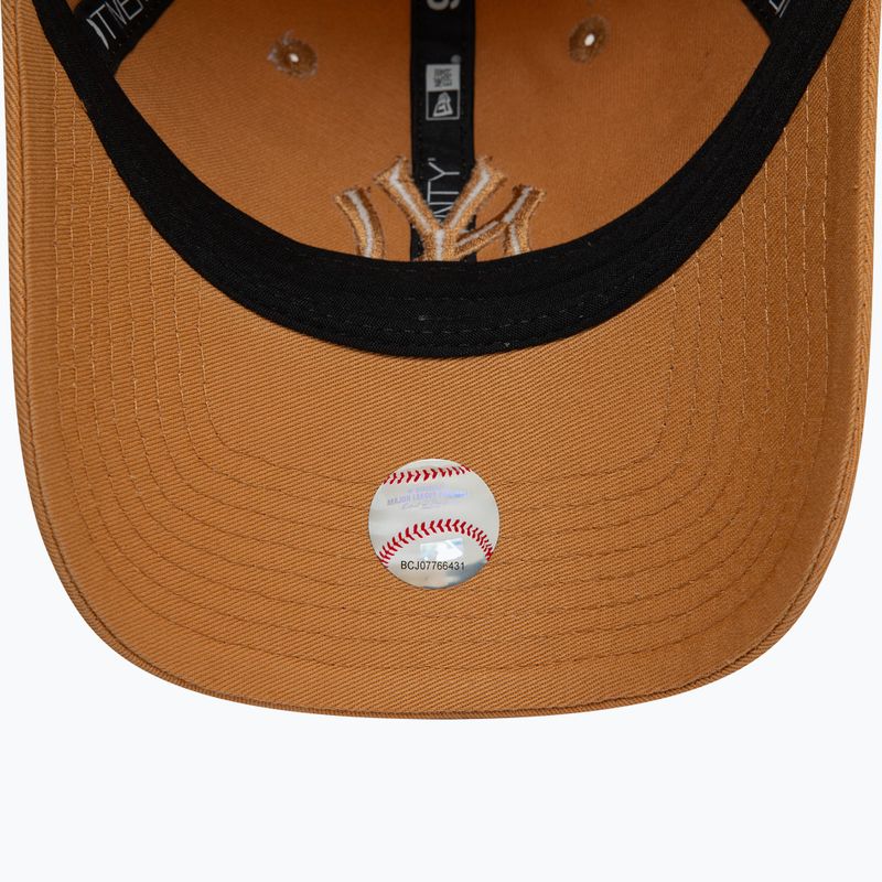 New Era League Essential 920 New York Yankees тъмнобежова бейзболна шапка 5