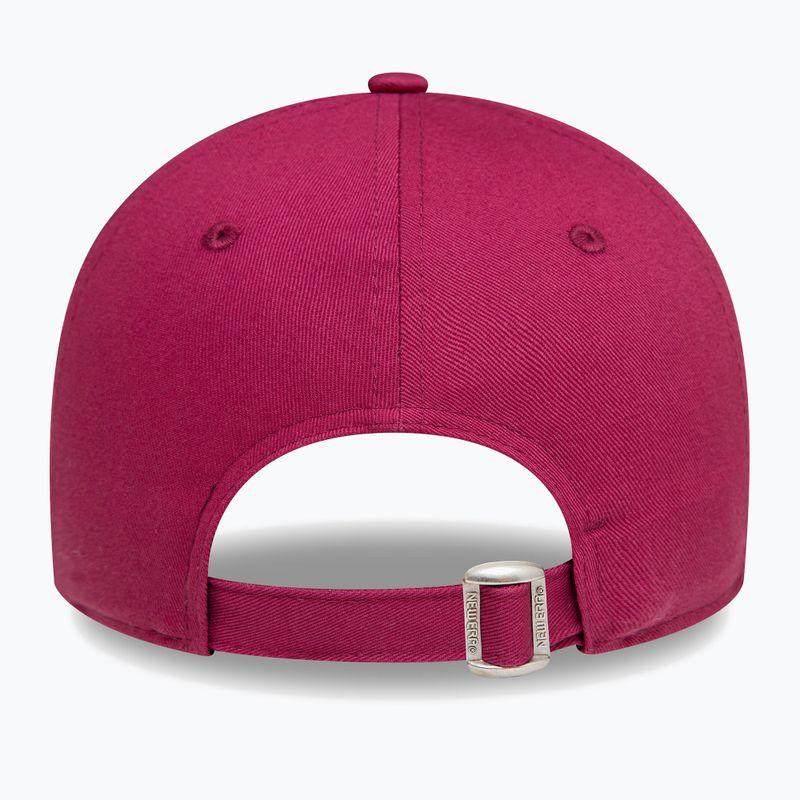 New Era Metallic Logo 9Forty Los Angeles Dodgers бейзболна шапка тъмночервена 4