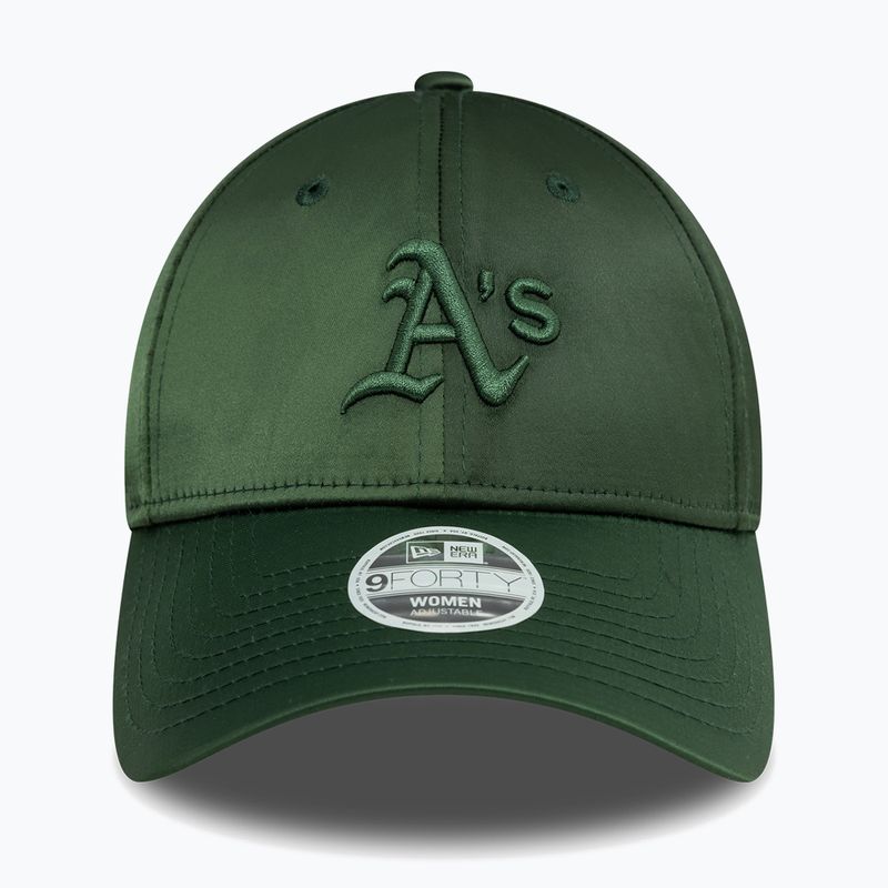 New Era Satin 9Forty Oakland Athletics бейзболна шапка тъмнозелена 3