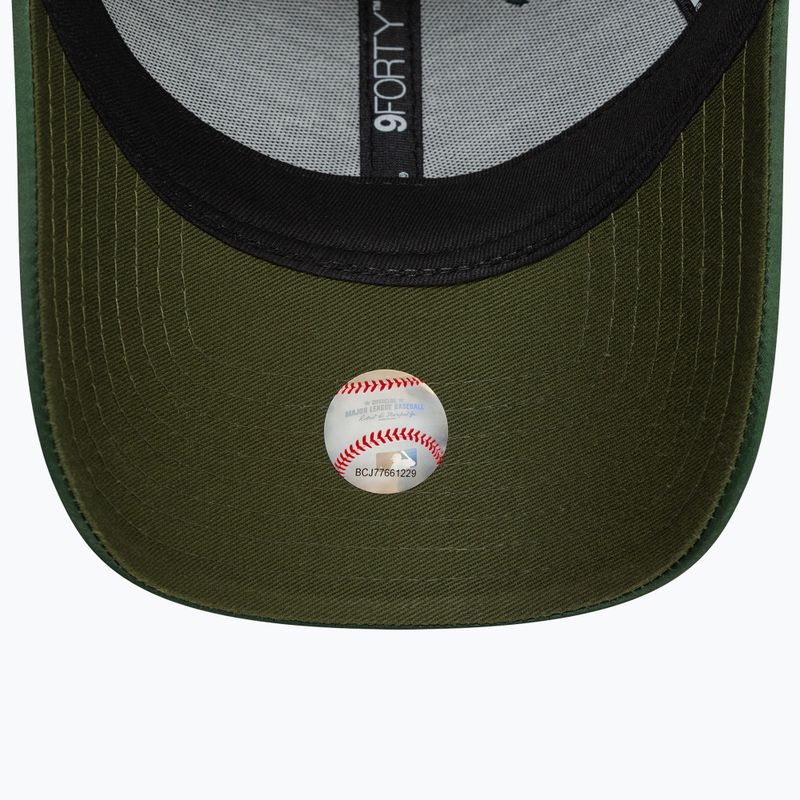 New Era Satin 9Forty Oakland Athletics бейзболна шапка тъмнозелена 5