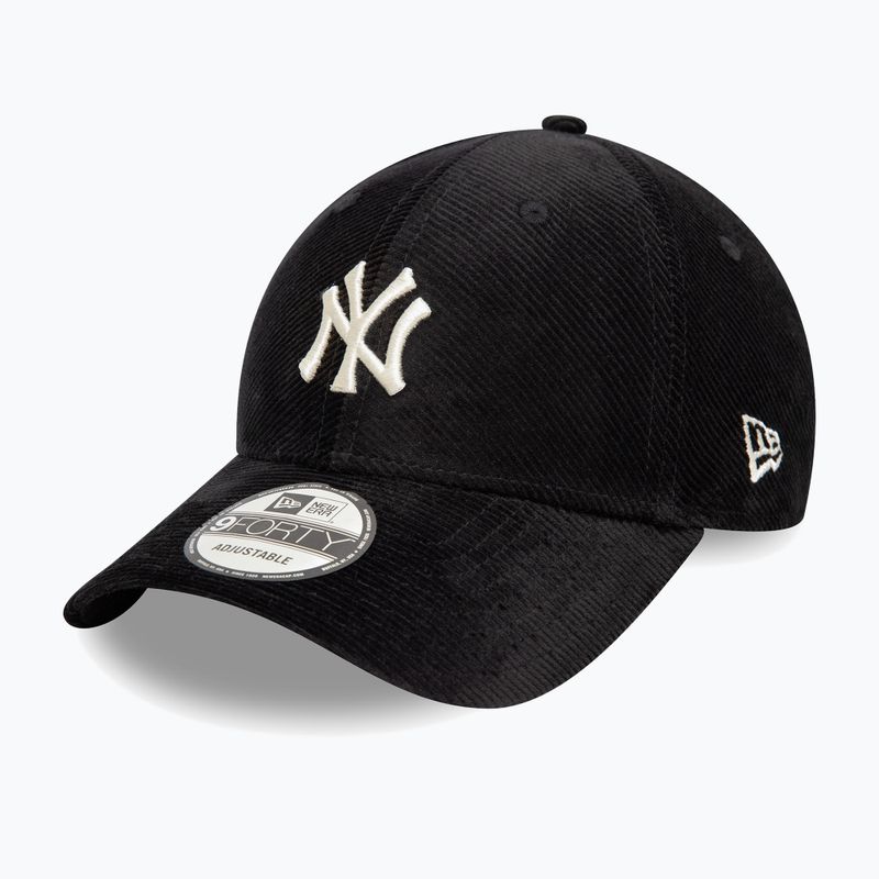 New Era Cord 9Forty New York Yankees бейзболна шапка черна 3