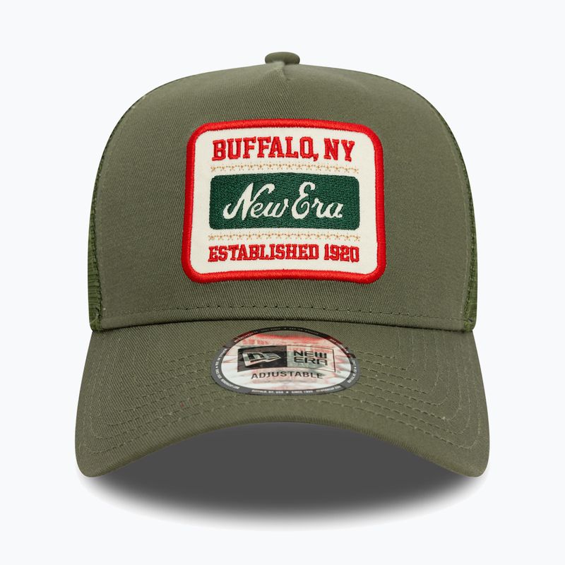 New Era NE Patch Trucker green med бейзболна шапка 2