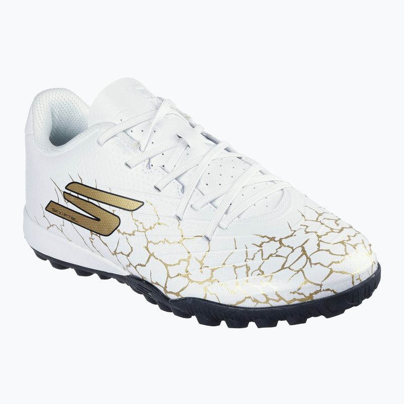 Детски футболни обувки SKECHERS Skx_1.5 Youth Jr TF white/gold 8