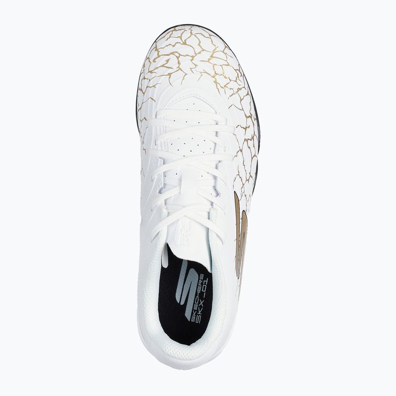 Детски футболни обувки SKECHERS Skx_1.5 Youth Jr TF white/gold 11