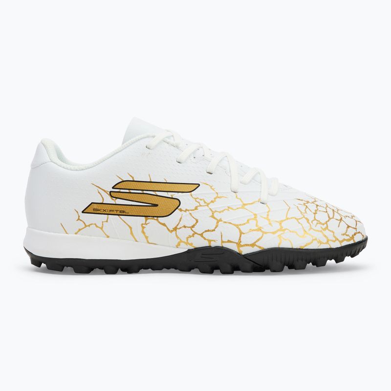 Детски футболни обувки SKECHERS Skx_1.5 Youth Jr TF white/gold 2