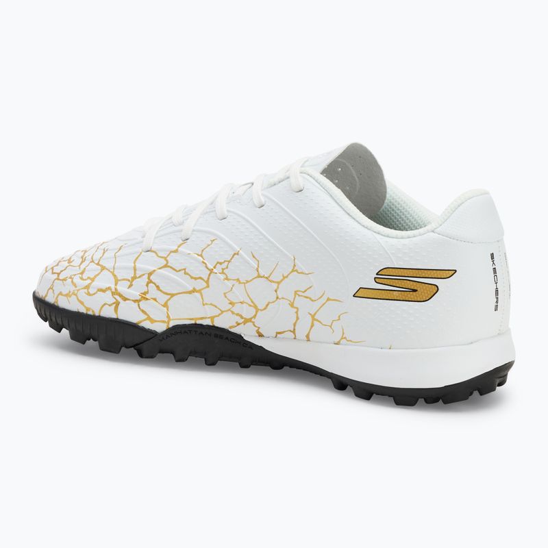 Детски футболни обувки SKECHERS Skx_1.5 Youth Jr TF white/gold 3
