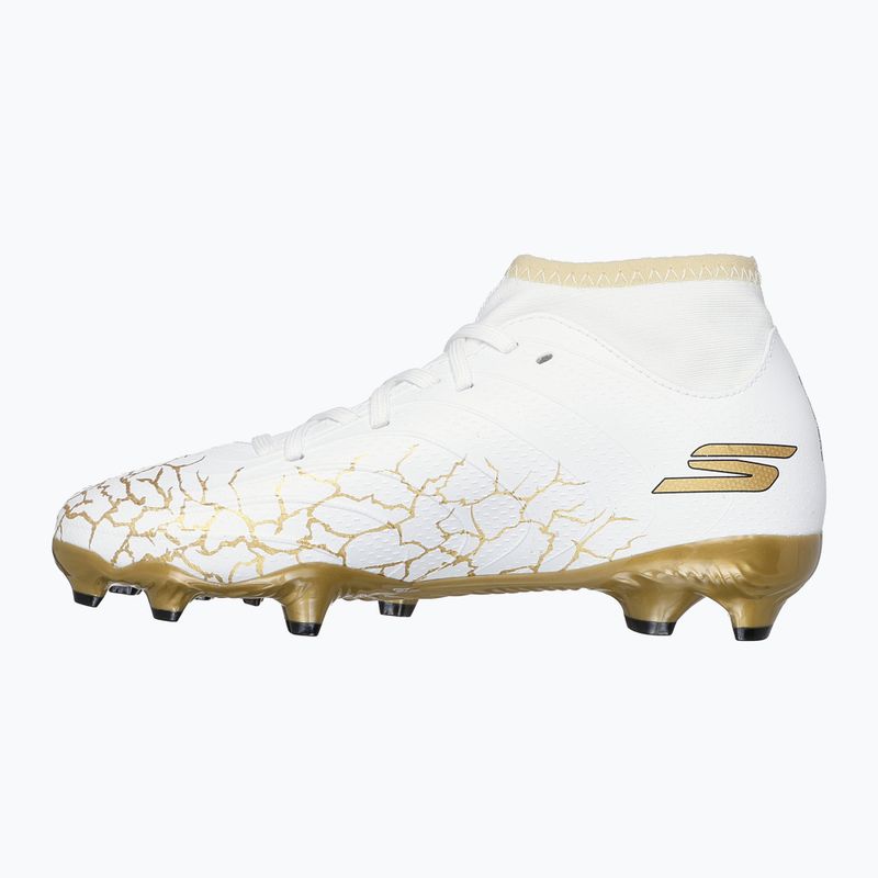 Детски футболни обувки SKECHERS Skx_1.5 High Td Jr FG white/gold 10