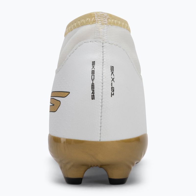Детски футболни обувки SKECHERS Skx_1.5 High Td Jr FG white/gold 6