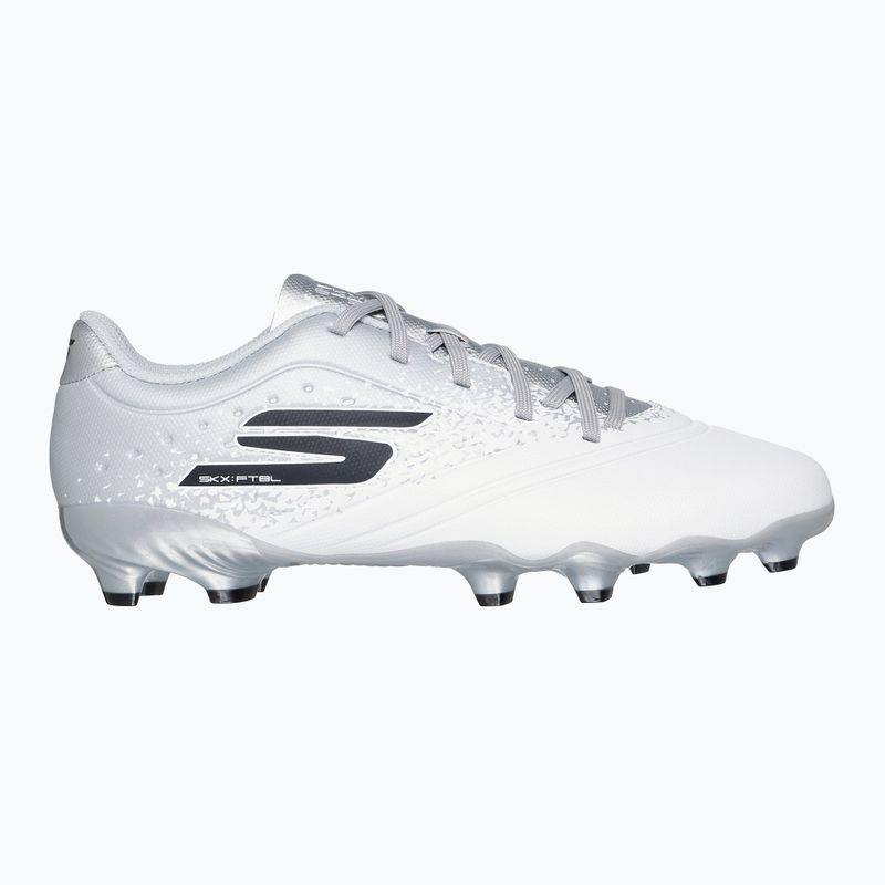 Детски футболни обувки SKECHERS Razor 1.5 Youth Jr FG white/silver 9
