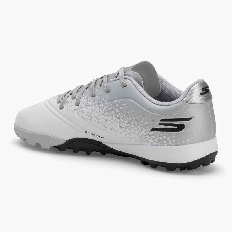 Детски футболни обувки SKECHERS Razor 1.5 Youth Jr TF white/silver 3