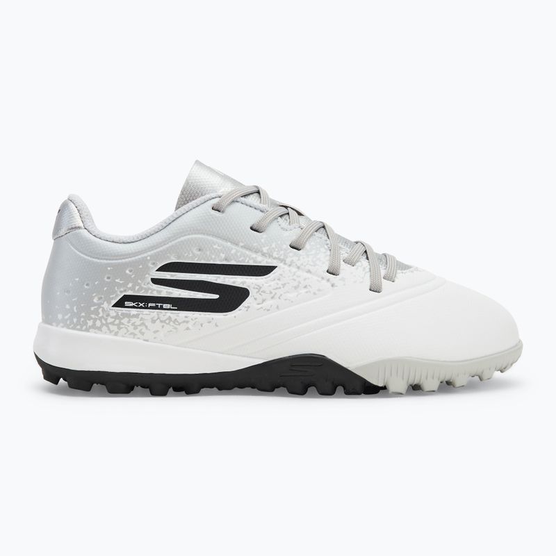 SKECHERS Razor 1.5 Td Jr TF детски футболни обувки бяло/сребристо 2
