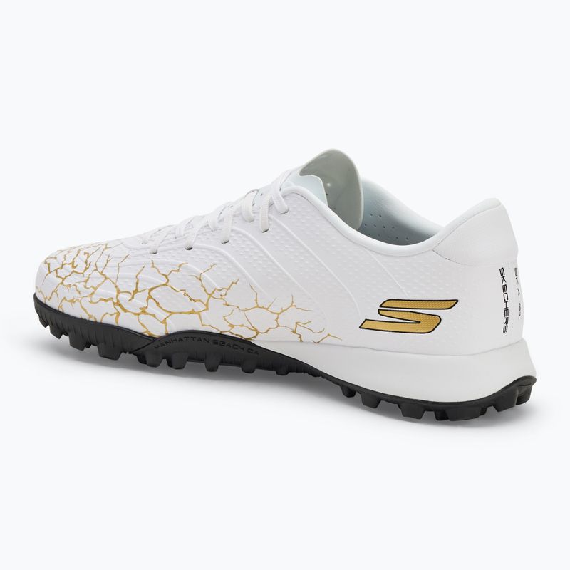 Мъжки футболни обувки SKECHERS Skx_1.5 Academy TF white/gold 3
