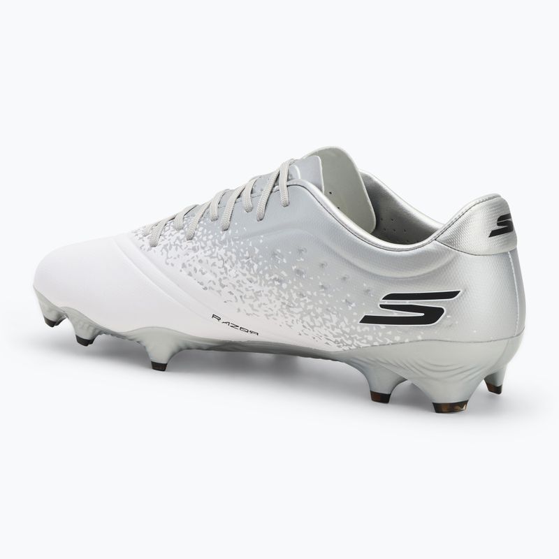 Мъжки футболни обувки SKECHERS Razor 1.5 Academy FG white/silver 3