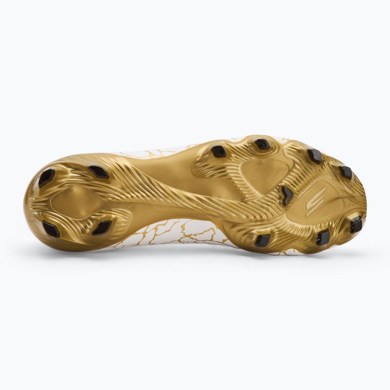 SKECHERS Razor 1.5 Academy FG мъжки футболни обувки бяло/златно 4