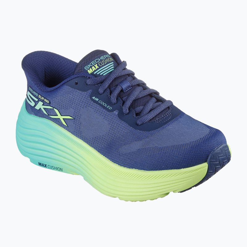 Дамски обувки за бягане SKECHERS Max Cushioning Endeavour Hallandale navy/lime