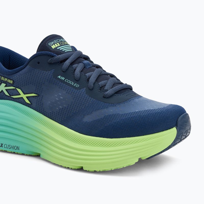 Дамски обувки за бягане SKECHERS Max Cushioning Endeavour Hallandale navy/lime 7