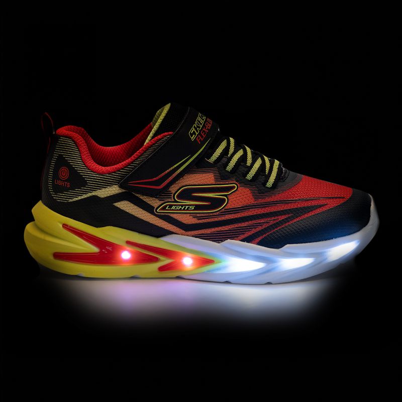 Детски обувки SKECHERS Flex-Glow Ultra black/red 8