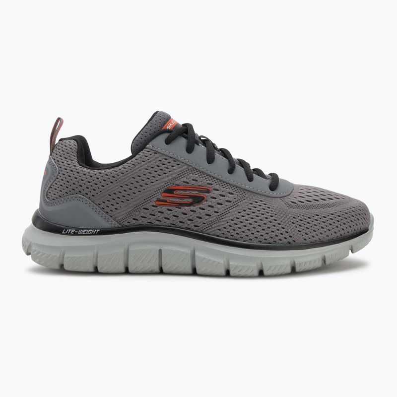 Мъжки обувки Skechers Track Leshur charcoal/orange 2