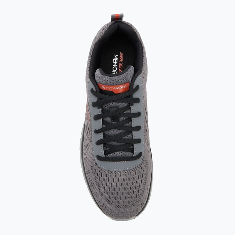 Мъжки обувки Skechers Track Leshur charcoal/orange 5