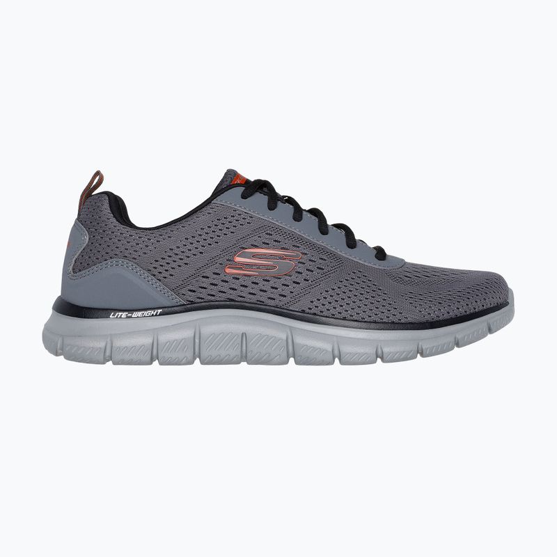 Мъжки обувки Skechers Track Leshur charcoal/orange 2