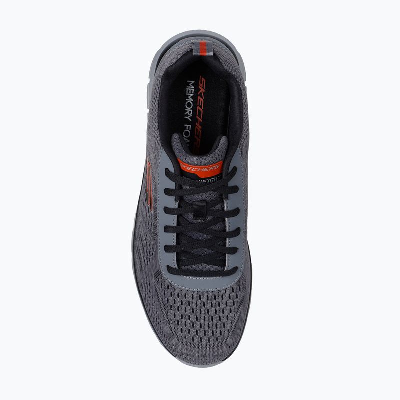 Мъжки обувки Skechers Track Leshur charcoal/orange 5