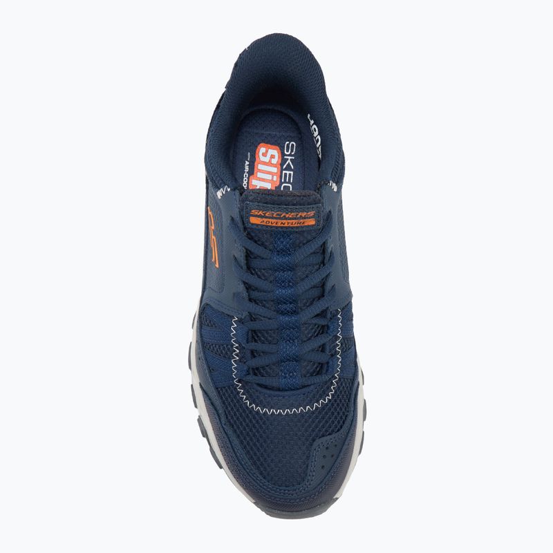 Мъжки обувки SKECHERS Dynamite At Escapar navy/orange 5