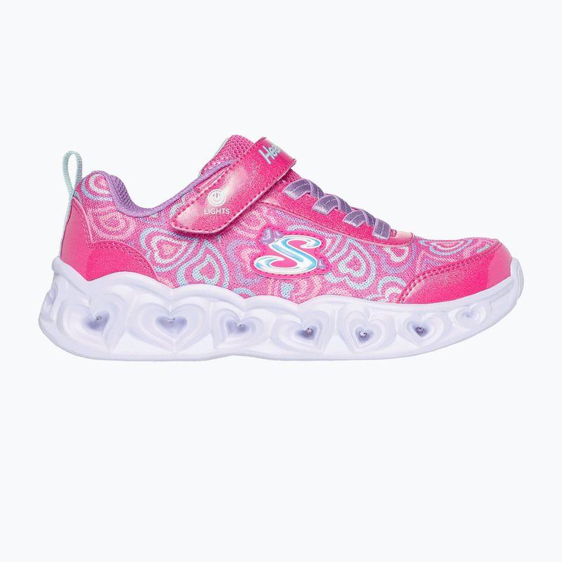 Детски обувки SKECHERS Heart Lights Boogie Love hot pink/multi 2