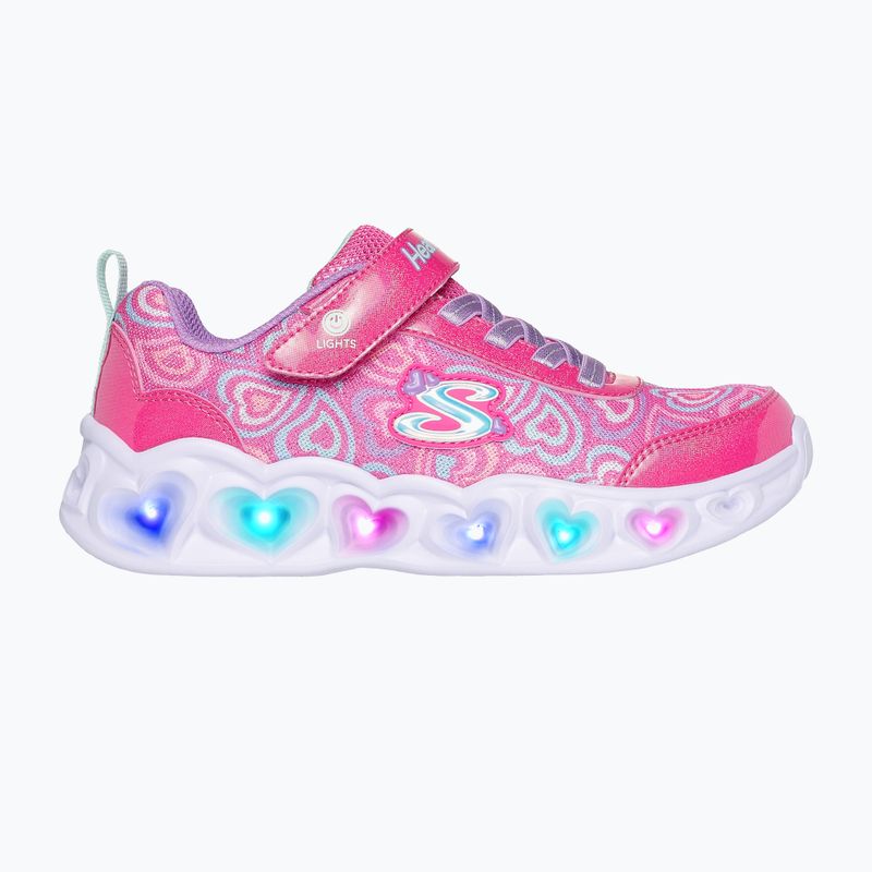 Детски обувки SKECHERS Heart Lights Boogie Love hot pink/multi 3