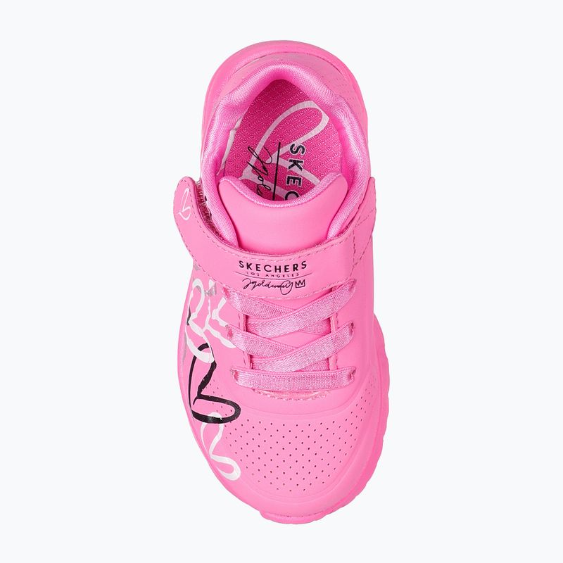 Детски обувки SKECHERS Uno Lite Love Levitate hot pink/multi 5