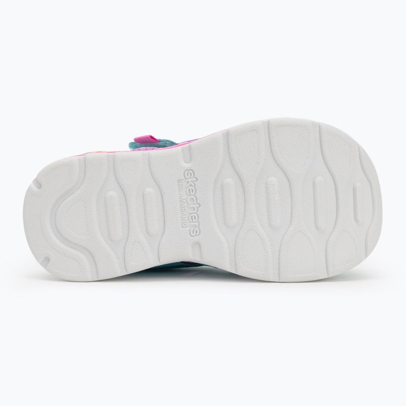 Детски сандали SKECHERS Play Scene Splash Cute Crew тюркоаз/лавандула 4