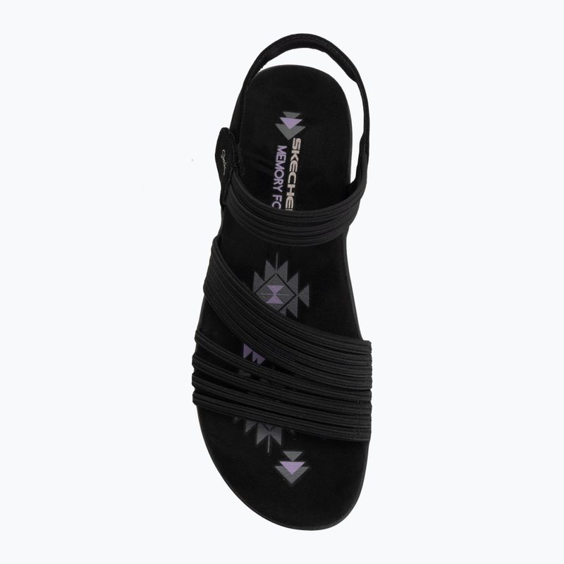 Дамски сандали SKECHERS Reggae Slim Coffee Run black 5