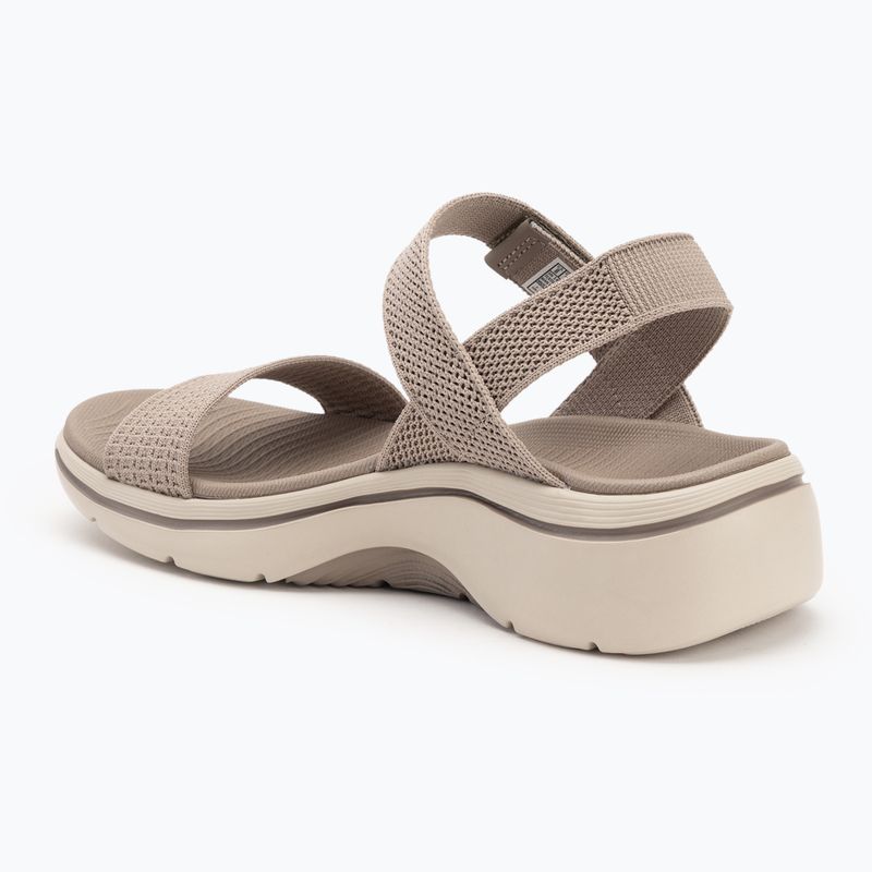 Дамски сандали SKECHERS Go Walk Arch Fit 2.0 в сиво 3