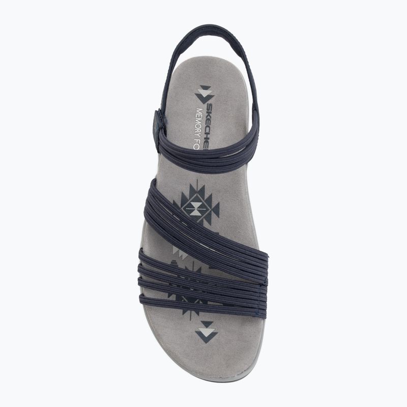 Дамски сандали SKECHERS Reggae Slim Coffee Run blue 5