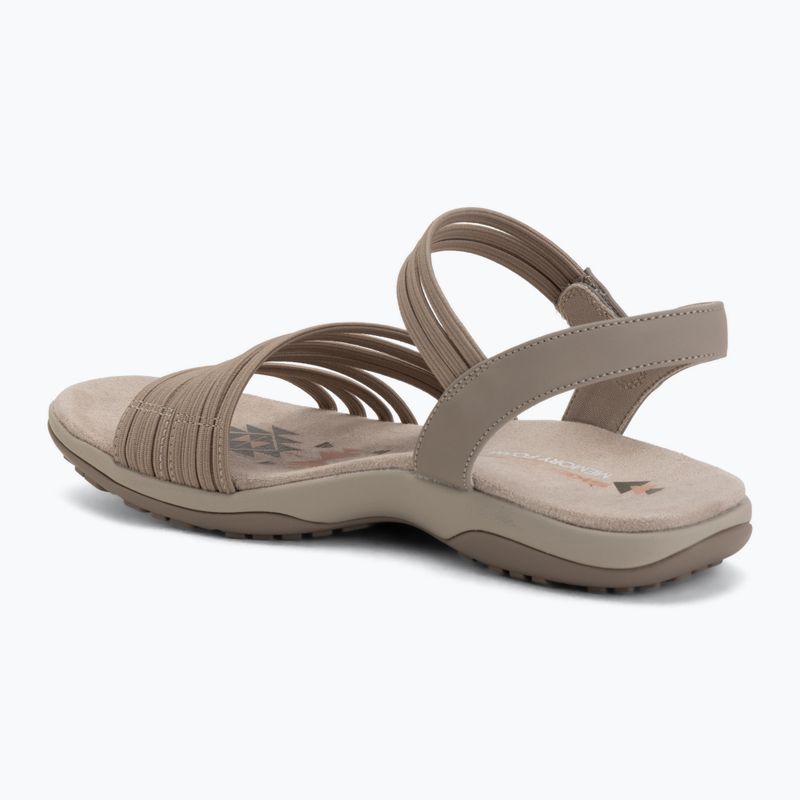 Дамски сандали SKECHERS Reggae Slim Coffee Run gray 3