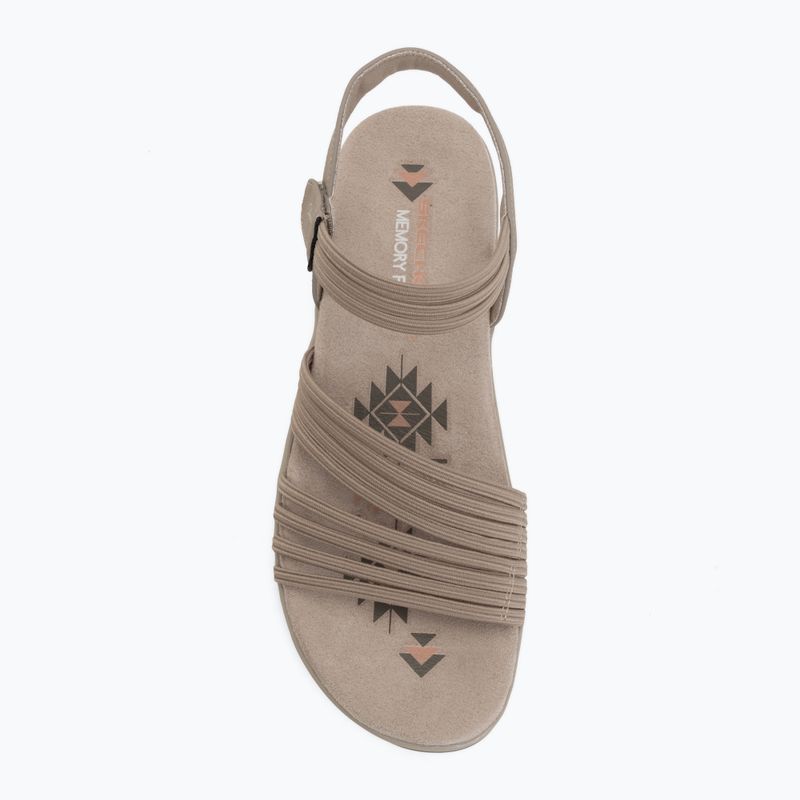 Дамски сандали SKECHERS Reggae Slim Coffee Run gray 5