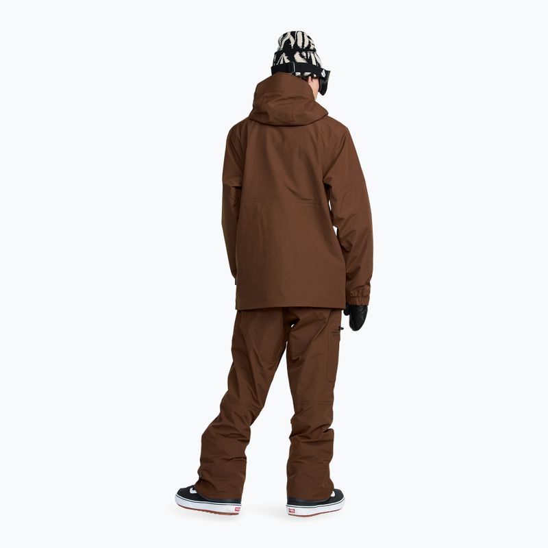 Мъжко яке за сноуборд Volcom L Insulated GTX brown 4