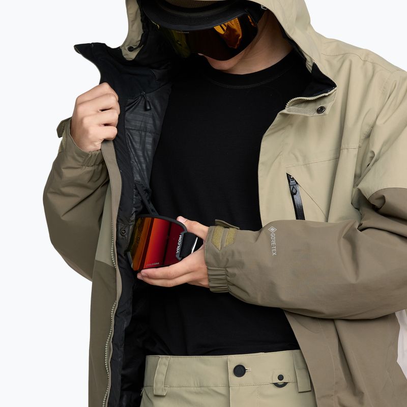 Мъжко яке за сноуборд Volcom L Insulated GTX moss green 8