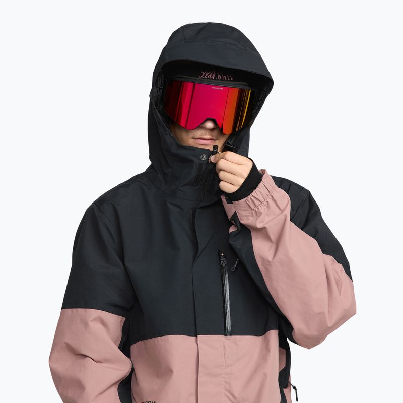 Мъжко яке за сноуборд Volcom L Insulated GTX mauve 5
