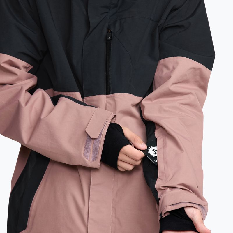 Мъжко яке за сноуборд Volcom L Insulated GTX mauve 6