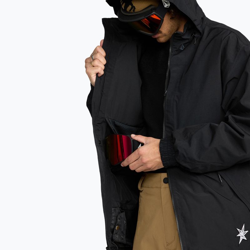 Мъжко яке за сноуборд Volcom Longo GTX black 10