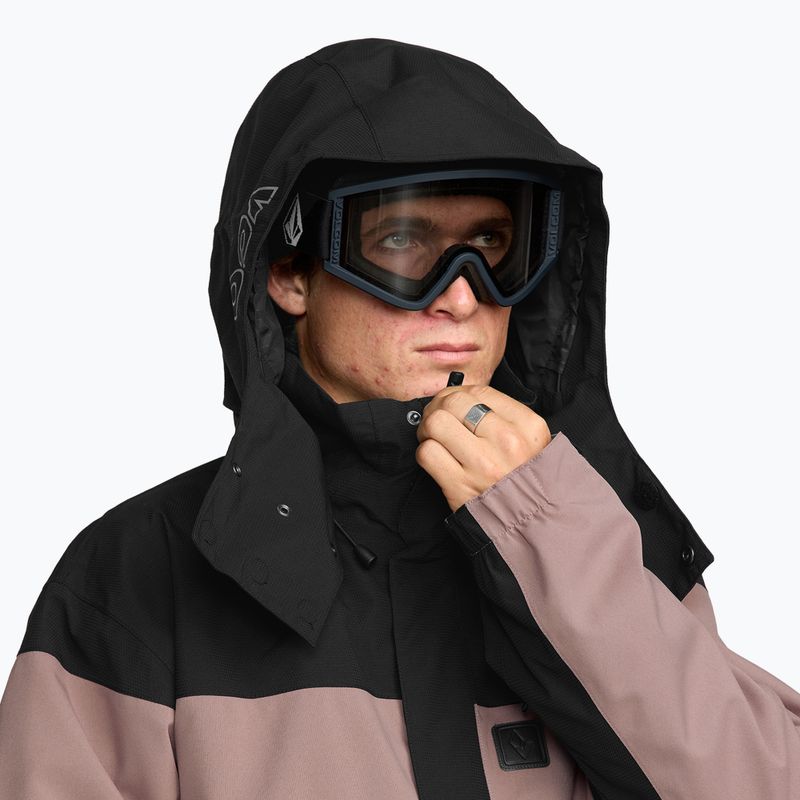 Мъжко яке за сноуборд Volcom Kleveland mauve 6