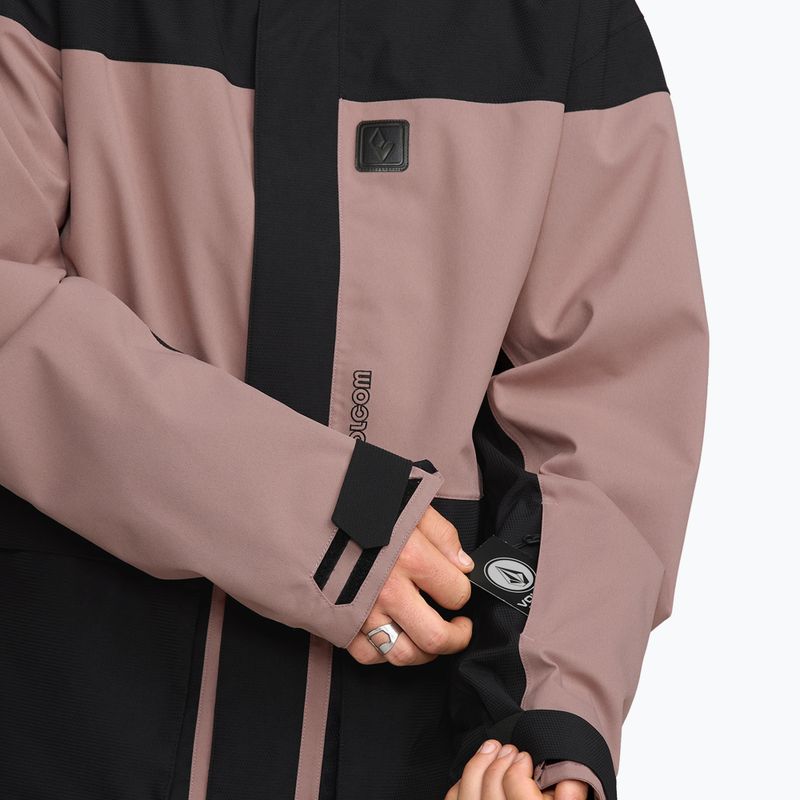 Мъжко яке за сноуборд Volcom Kleveland mauve 10