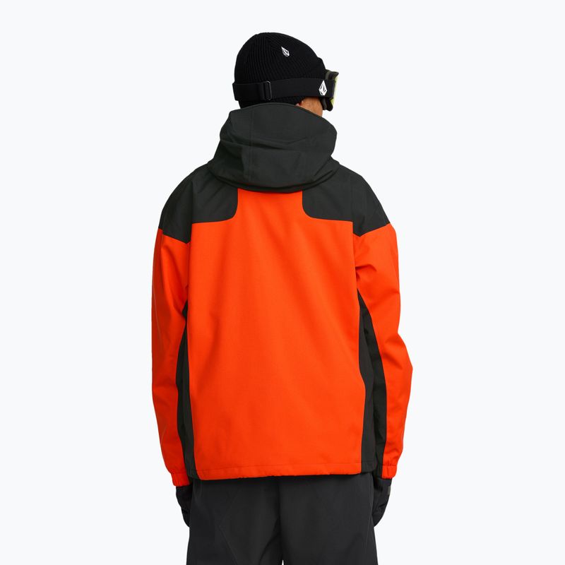 Мъжко яке за сноуборд Volcom Kleveland orange shock 3