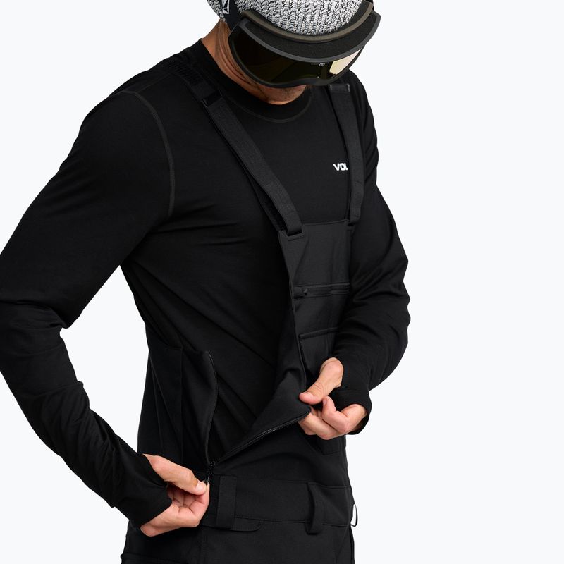 Мъжки панталони за сноуборд Volcom Roan Bib Overall black 8